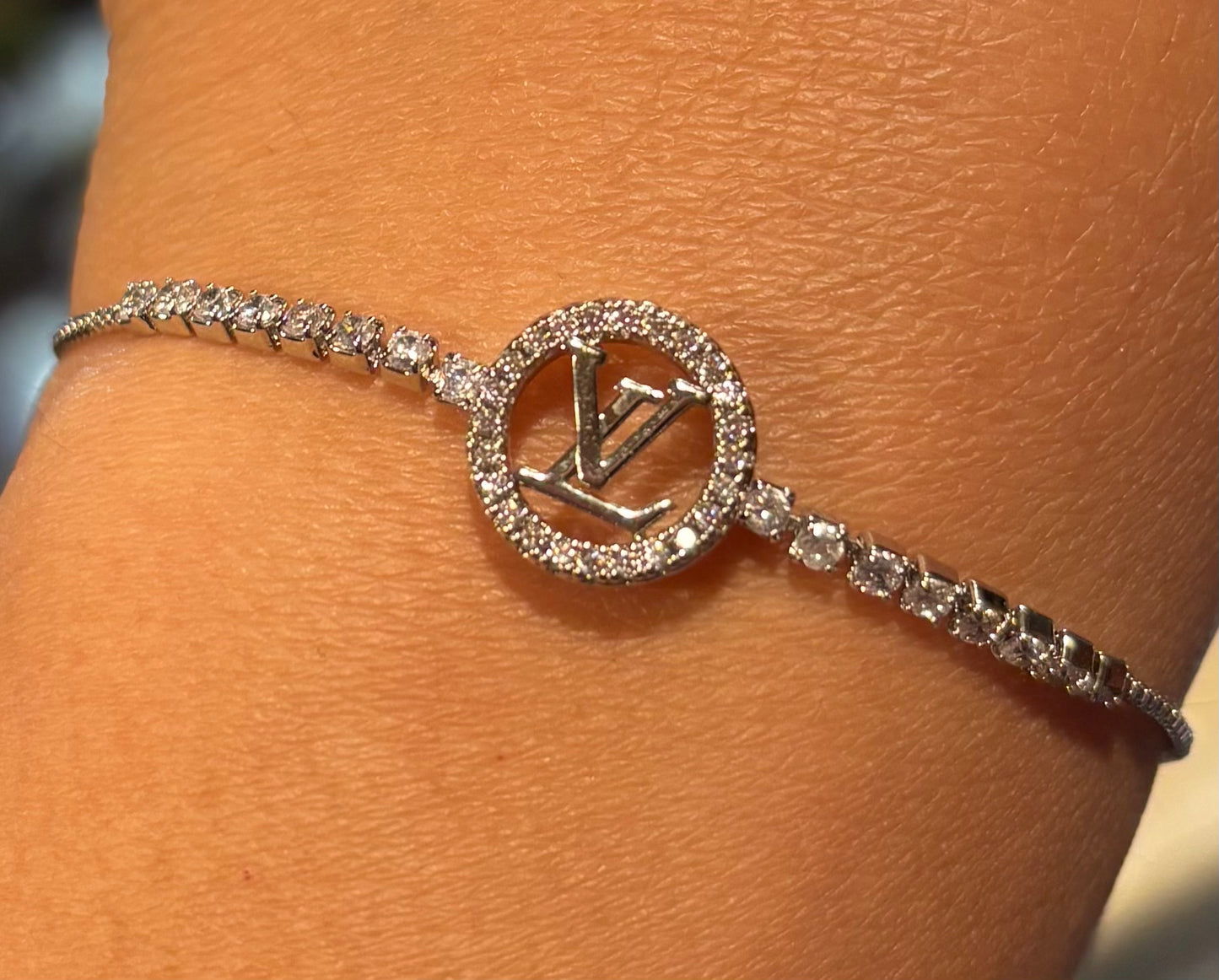 Stainless Steel “Inspired LV” Bracelet