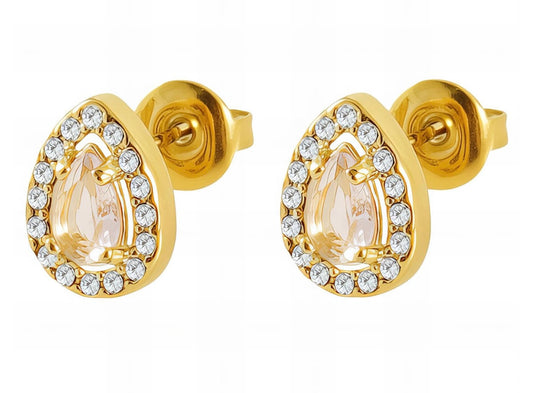 18k Gold Plated Steel Earrings