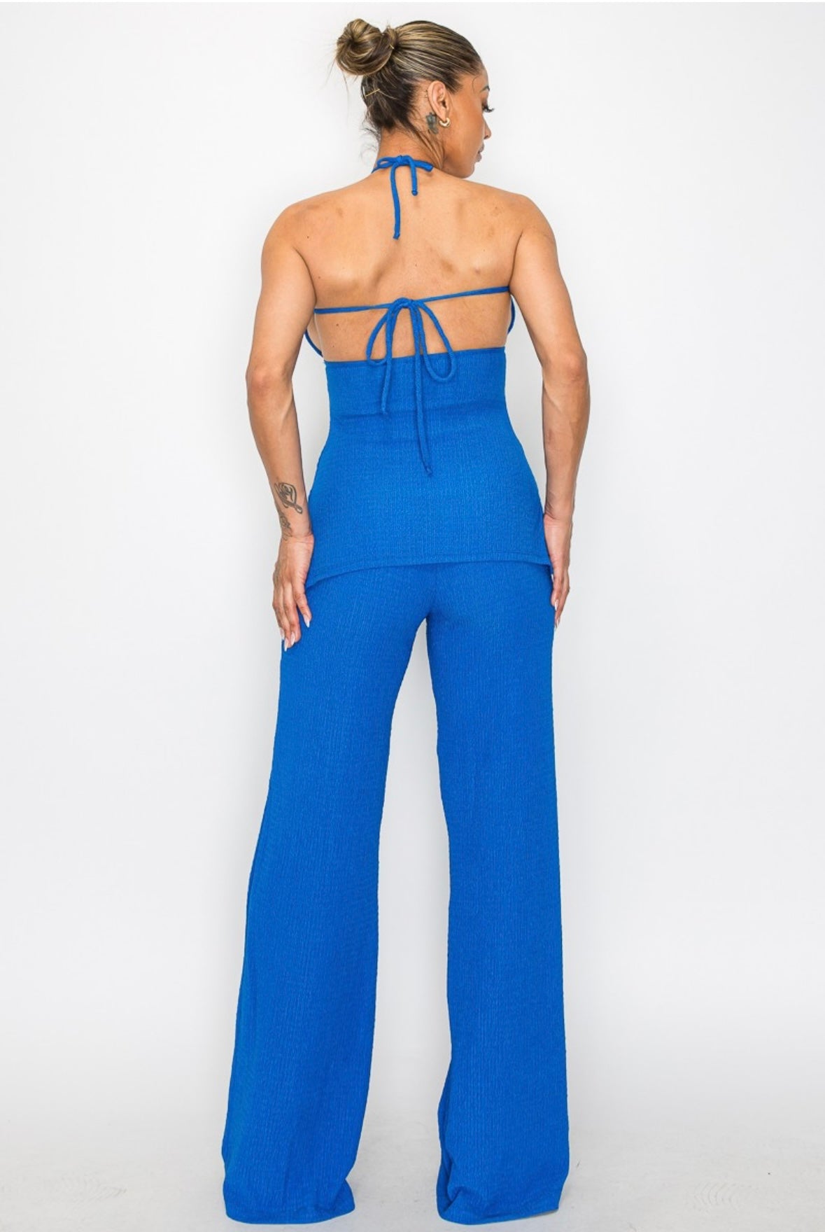 Sexy Strapless Jumpsuit Set