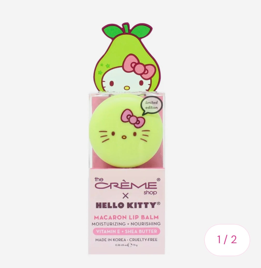 THE CREME SHOP X HELLO KITTY - MACARON LIP BALM JUICY PEAR