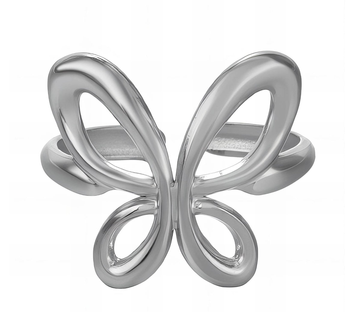 Stainless Steel "Butterfly" Finger Ring