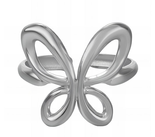 Stainless Steel "Butterfly" Finger Ring
